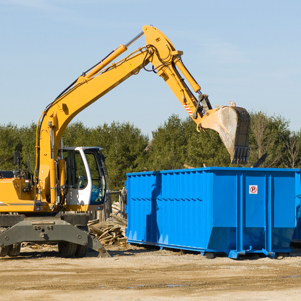 are there any restrictions on where a residential dumpster can be placed in Servia Indiana